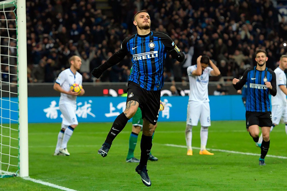 Icardi Acuhkan Cedera Lutut Demi Inter Milan