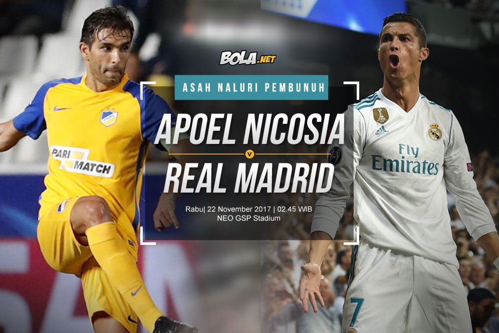 Prediksi APOEL vs Real Madrid 22 November 2017 Prediksi APOEL vs Real Madrid 22 November 2017