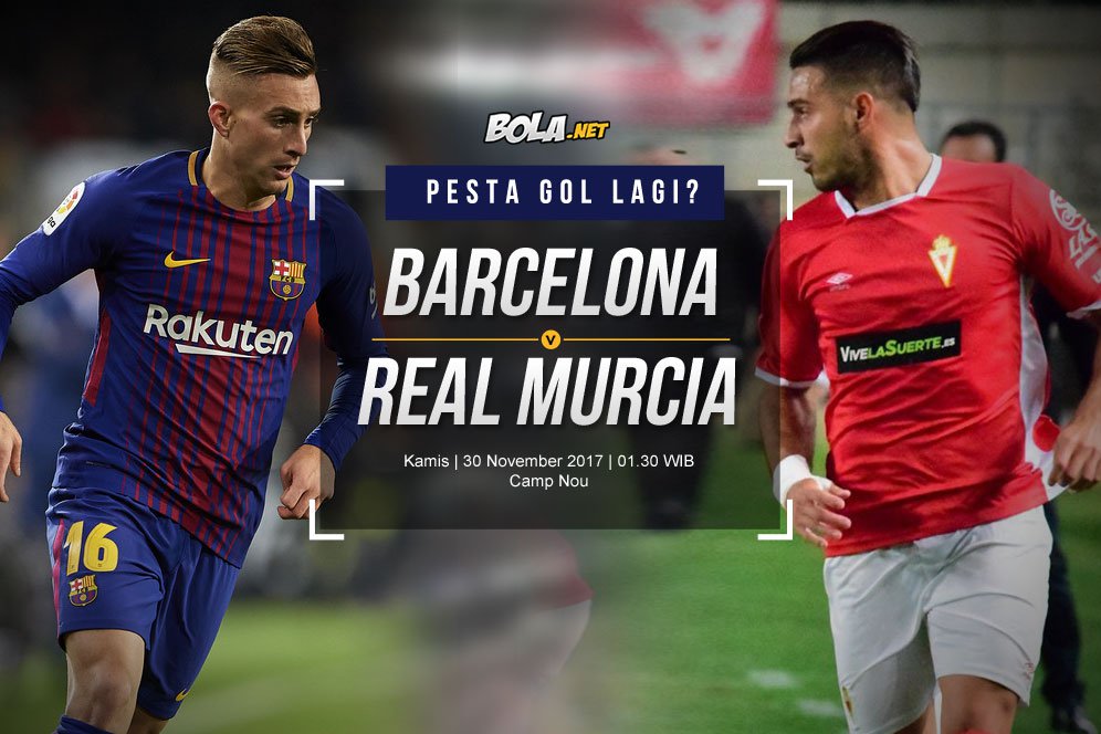 Prediksi Barcelona vs Real Murcia 30 November 2017