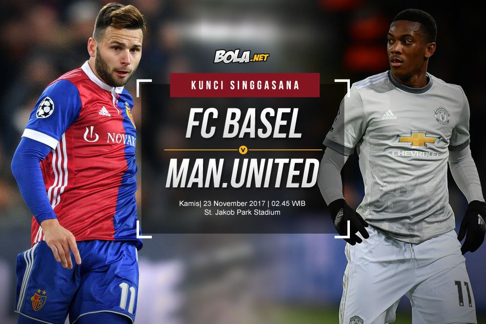 Prediksi FC Basel vs Manchester United 23 November 2017