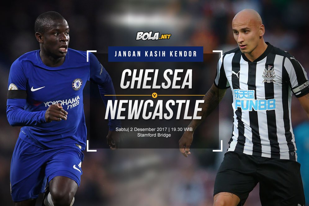 Prediksi Chelsea vs Newcastle United 2 Desember 2017