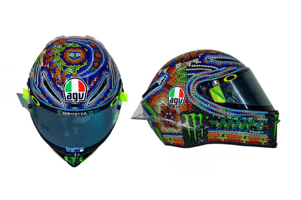 Kenapa Rossi Pakai Motif 'Huichol' pada Helmnya?