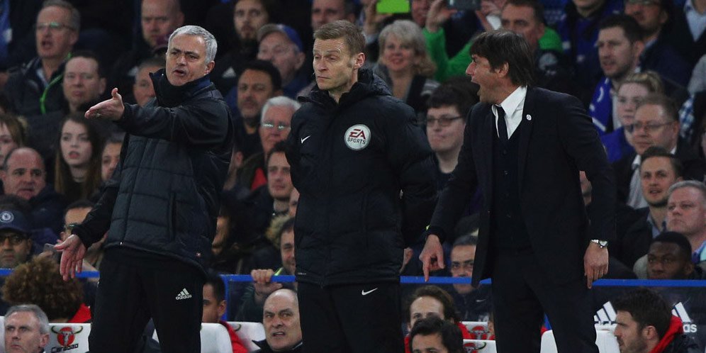 Mourinho Siap Berdamai dengan Conte di Old Trafford