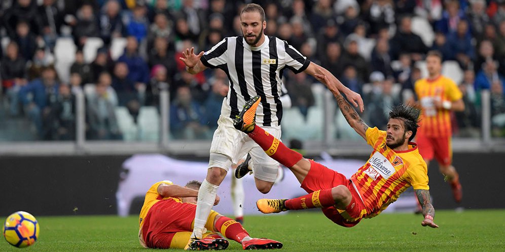 Hasil Pertandingan Juventus vs Benevento: Skor 2-1