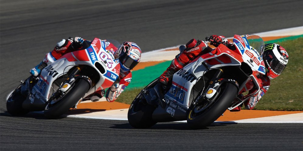 Jorge Lorenzo dan Andrea Dovizioso (c) Ducati
