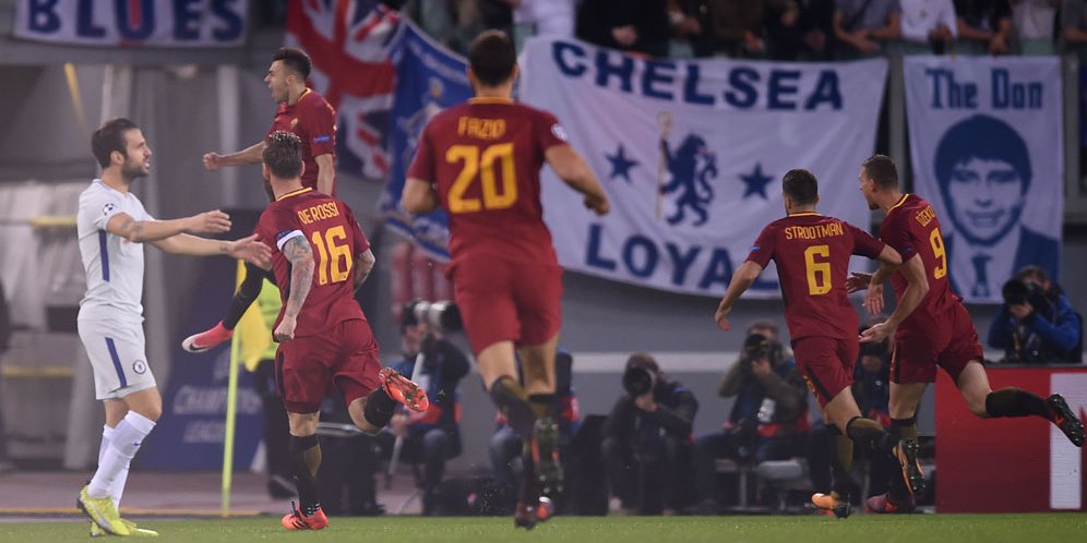 Highlights Liga Champions: AS Roma 3-0 Chelsea