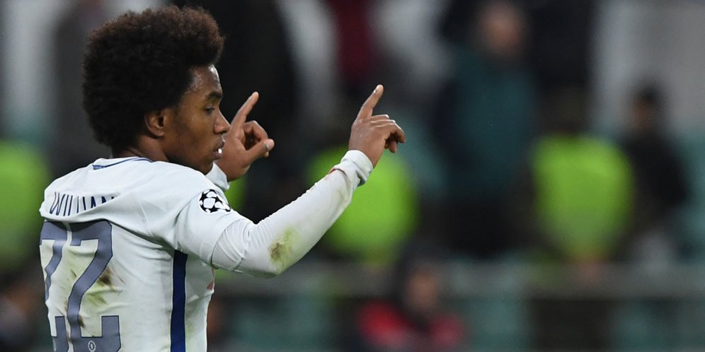 Willian Siap Cetak Hat-trick ke Gawang MU