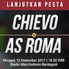 Prediksi Chievo vs AS Roma 10 Desember 2017