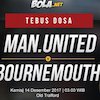 Prediksi Manchester United vs Bournemouth 14 Desember 2017