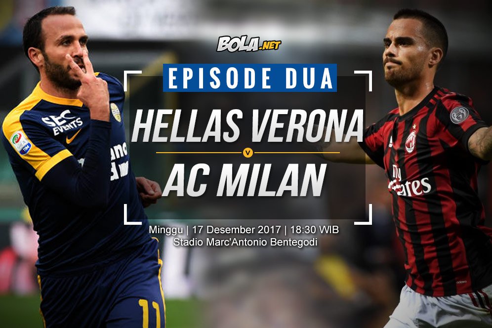 Prediksi Hellas Verona vs AC Milan 17 Desember 2017