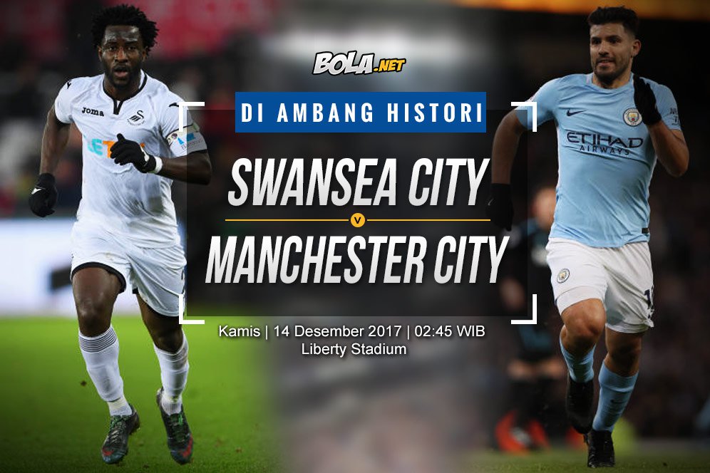 Prediksi Swansea City vs Manchester City 14 Desember 2017