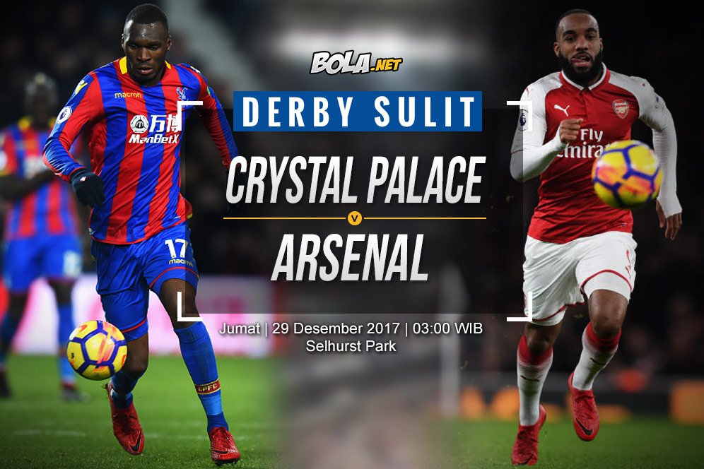 Data dan Fakta Premier League: Crystal Palace vs Arsenal