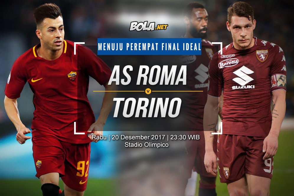 Prediksi AS Roma vs Torino 20 Desember 2017