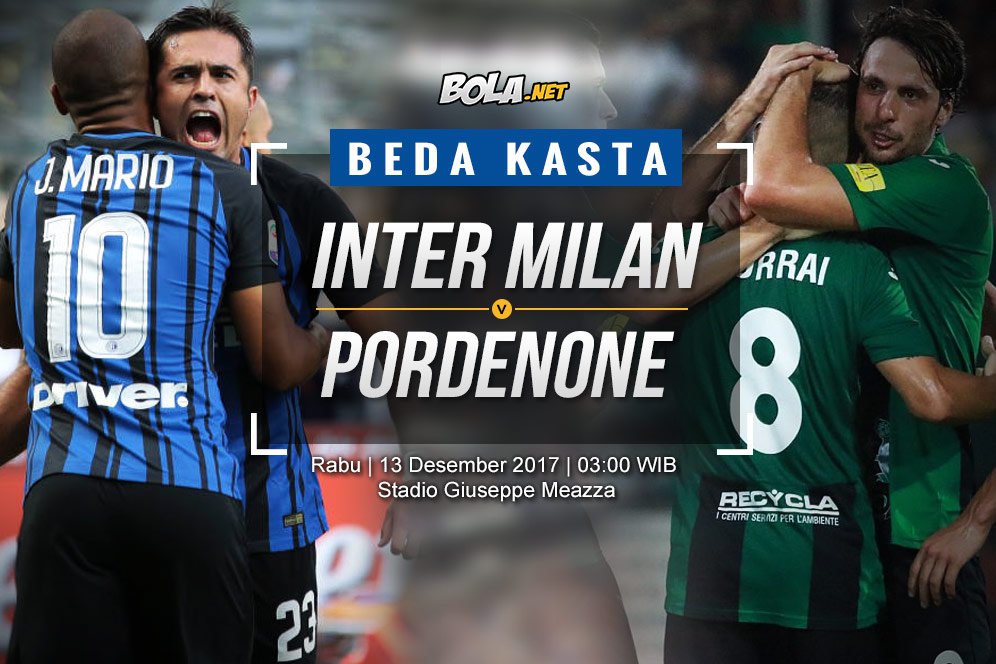 Prediksi Inter Milan vs Pordenone 13 Desember 2017