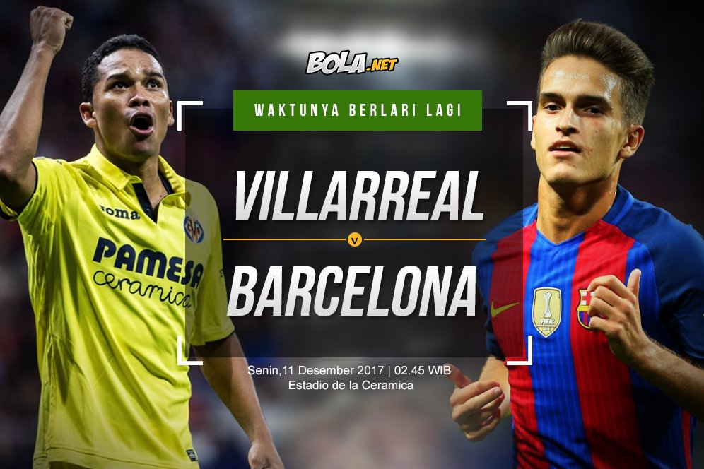 Prediksi Villarreal vs Barcelona 11 Desember 2017