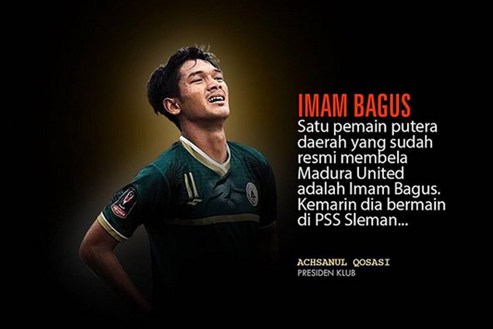 Madura United Resmi Dapatkan Pemain PSS Sleman Imam Bagus