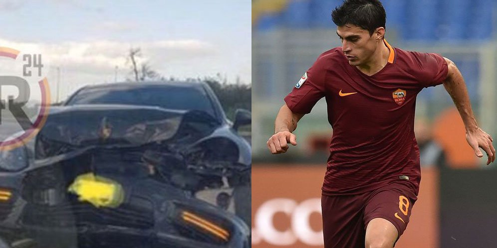 Kecelakaan Hingga Mobil Ringsek, Begini Kondisi Bintang AS Roma