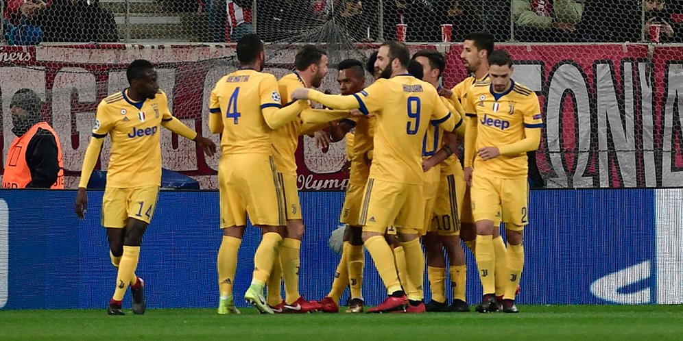 Hasil Pertandingan Olympiakos vs Juventus: Skor 0-2