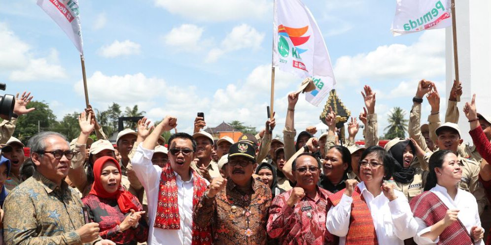 Menpora Sambut 73 Peserta Kirab Pemuda Lintasi 100 Kota di Indonesia