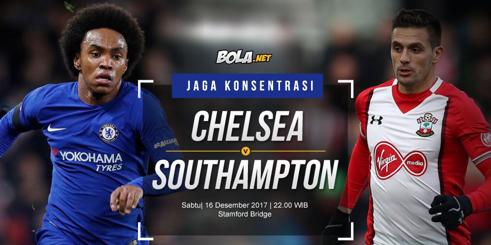 Prediksi Chelsea vs Southampton 16 Desember 2017
