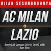 Prediksi AC Milan vs Lazio 29 Januari 2018