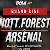 Prediksi Nottingham Forest vs Arsenal 7 Januari 2018