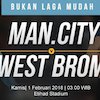 Prediksi Manchester City vs West Bromwich Albion 1 Februari 2018