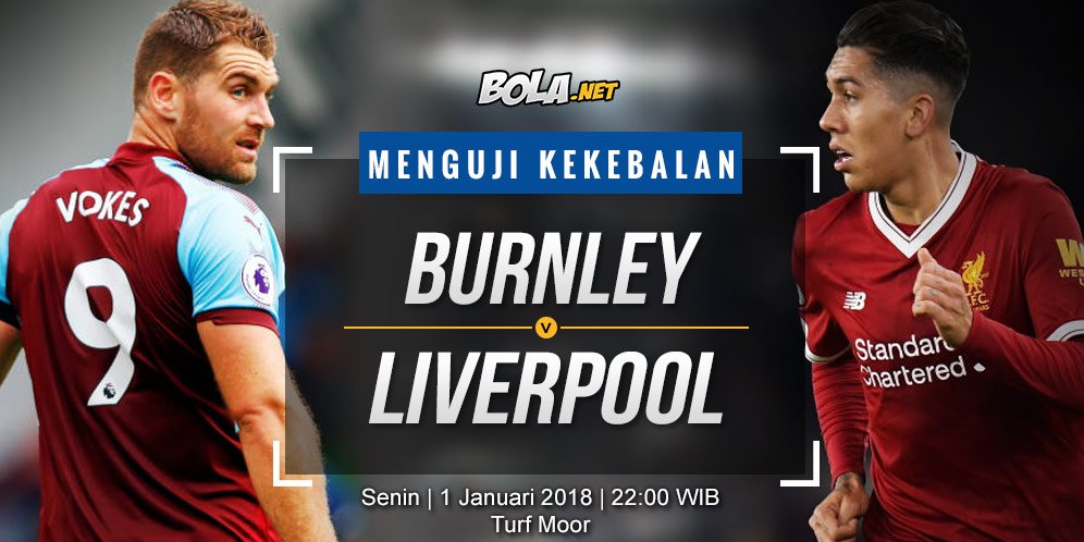 Data dan Fakta Premier League: Burnley vs Liverpool