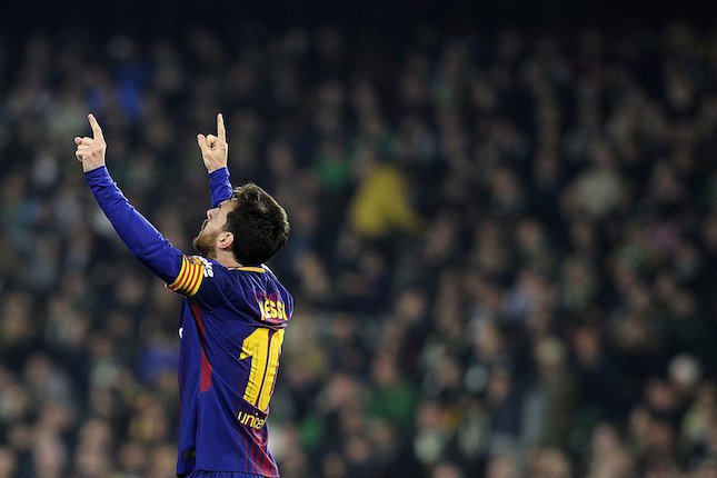Mencetak Gol Ke-500 Bersama Barcelona di Santiago Bernabeu