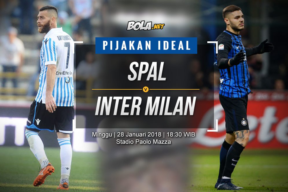 Data dan Fakta Serie A: SPAL vs Inter Milan Data dan Fakta Serie A: SPAL vs Inter Milan