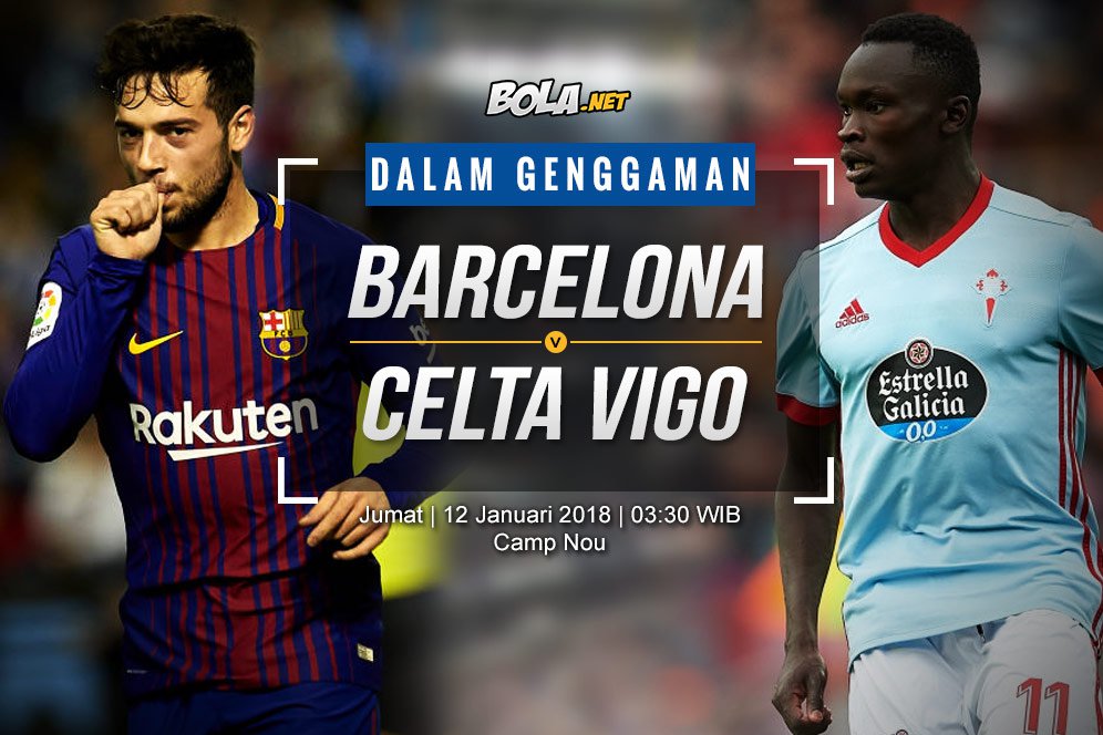 Prediksi Barcelona vs Celta Vigo 12 Januari 2018