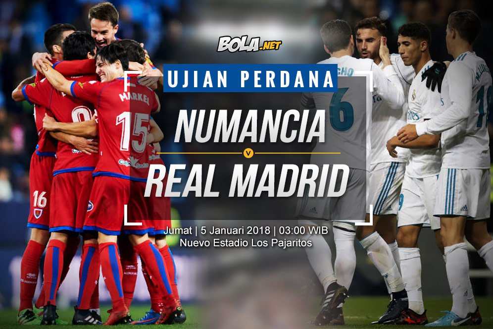 Prediksi Numancia vs Real Madrid 5 Januari 2018