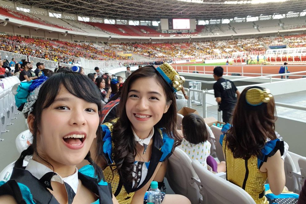 Beby JKT 48: Rawat Stadion GBK agar Selalu Indah
