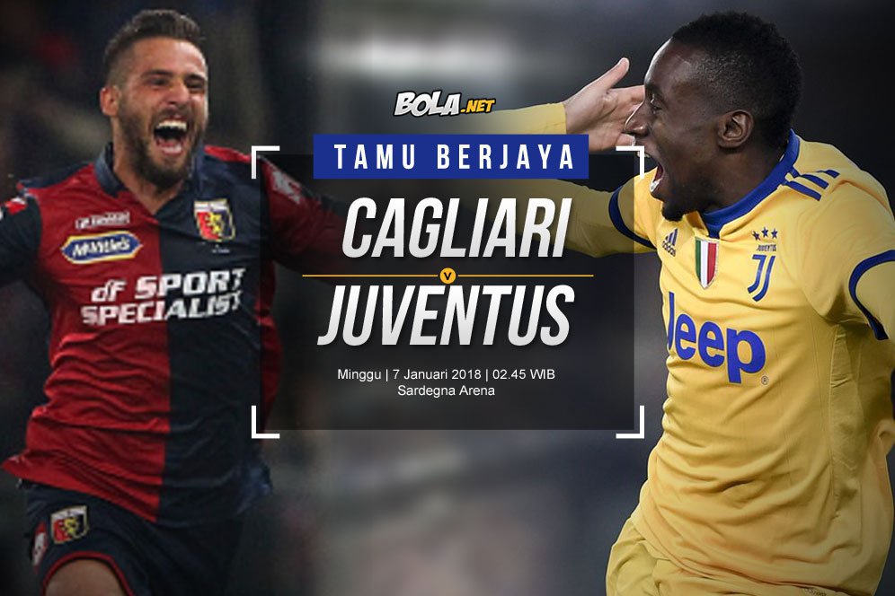 Prediksi Cagliari vs Juventus 7 Januari 2018