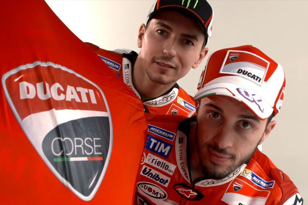 'Ducati Kini Garang di MotoGP Berkat Kerja Keras Jorge Lorenzo dan Andrea Dovizioso'