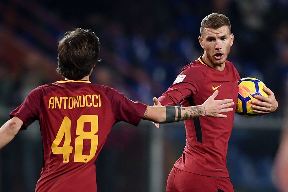 Hasil Pertandingan Sampdoria vs AS Roma: Skor 1-1