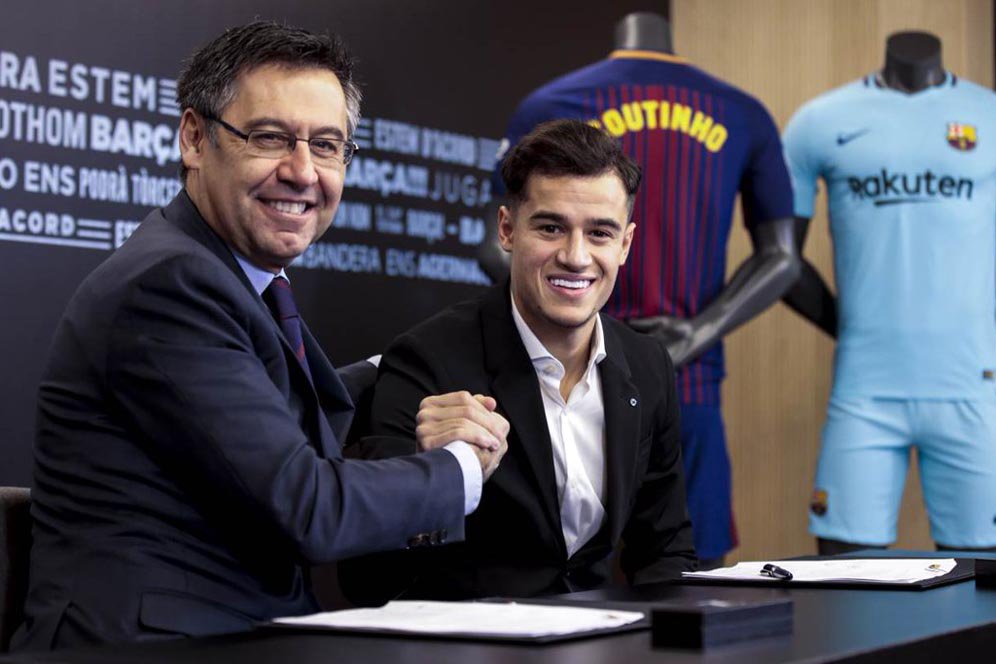 Bartomeu: Coutinho Akan Bertahan Lama di Barca