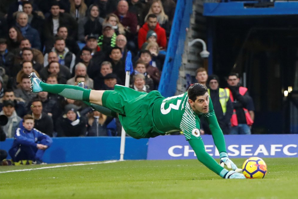 Courtois: Selama 70 Menit, Leicester Lebih Baik Dari Chelsea