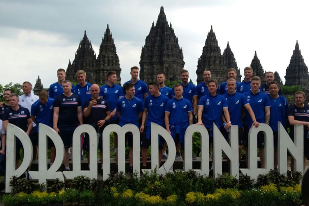 Kunjungi Candi Prambanan, Pemain Islandia: Fantastis!