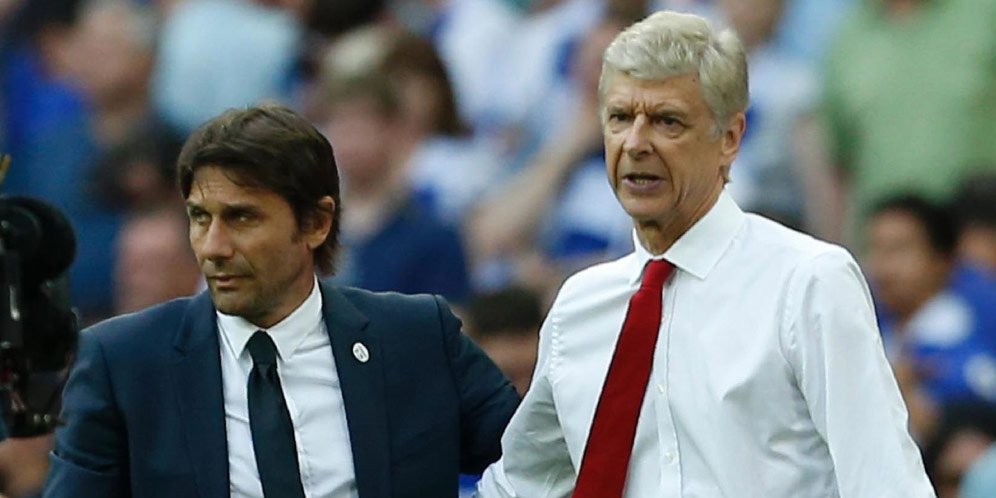 Antonio Conte dan Arsene Wenger.