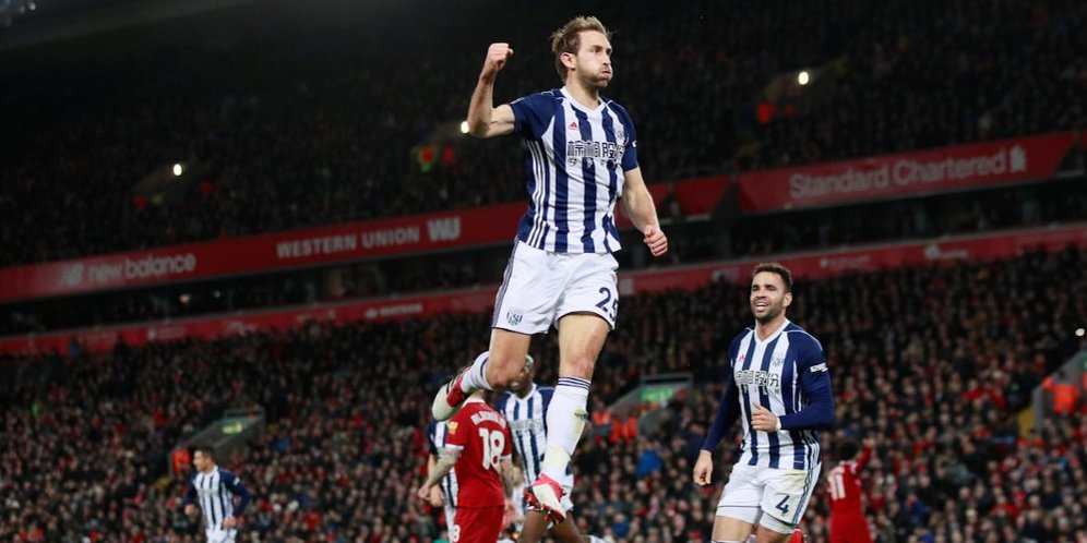 Hasil Pertandingan Liverpool vs West Brom: Skor 2-3