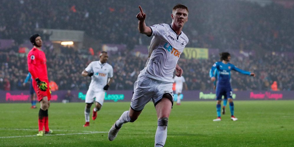 Hasil Pertandingan Swansea City vs Arsenal: Skor 3-1