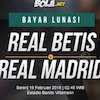 Prediksi Real Betis vs Real Madrid 19 Februari 2018