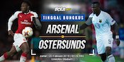 Data dan Fakta Liga Europa: Arsenal vs Ostersunds