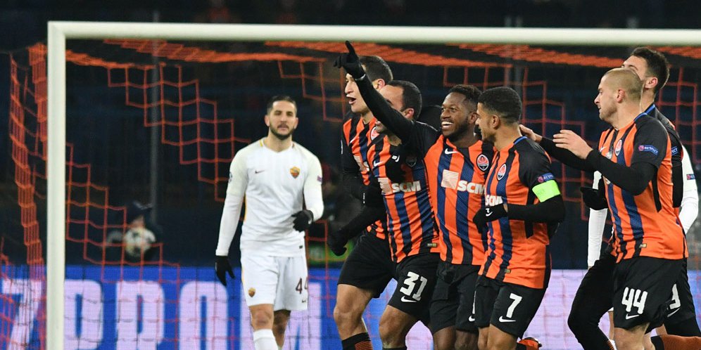 Kebetulan? Shakhtar Kalahkan Roma dan Napoli 2-1