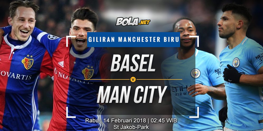 Prediksi Basel vs Manchester City 14 Februari 2018