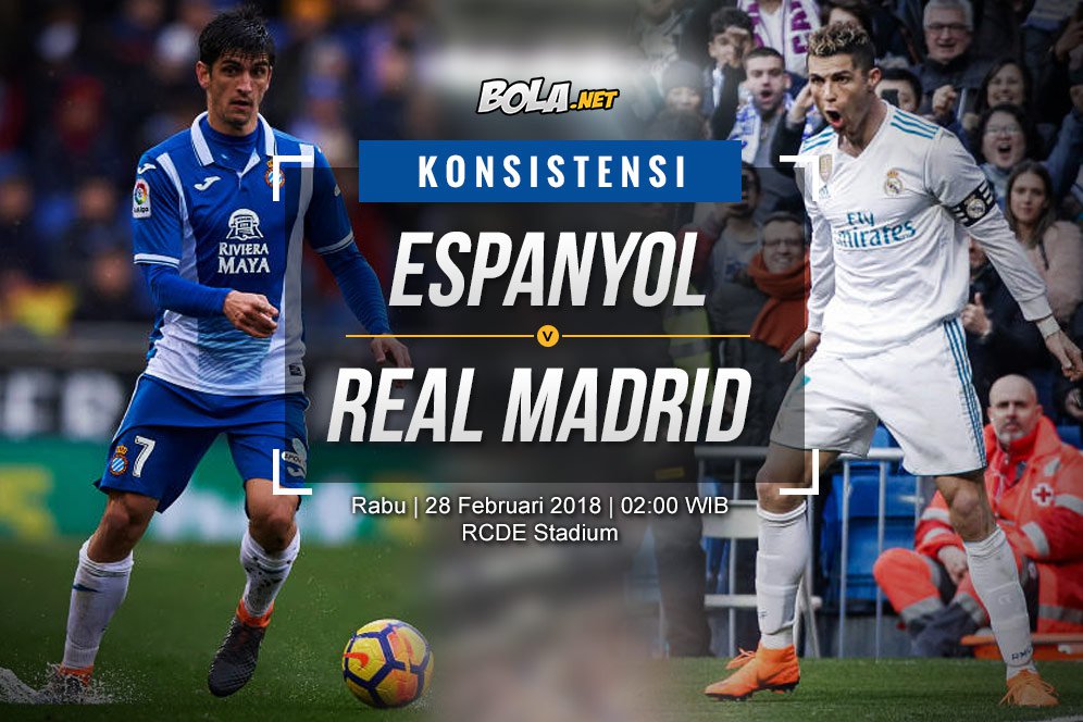 Data dan Fakta La Liga: Espanyol vs Real Madrid