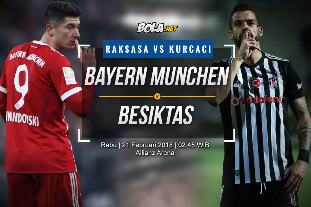 Prediksi Bayern Munchen vs Besiktas 21 Februari 2018 Prediksi Bayern Munchen vs Besiktas 21 Februari 2018