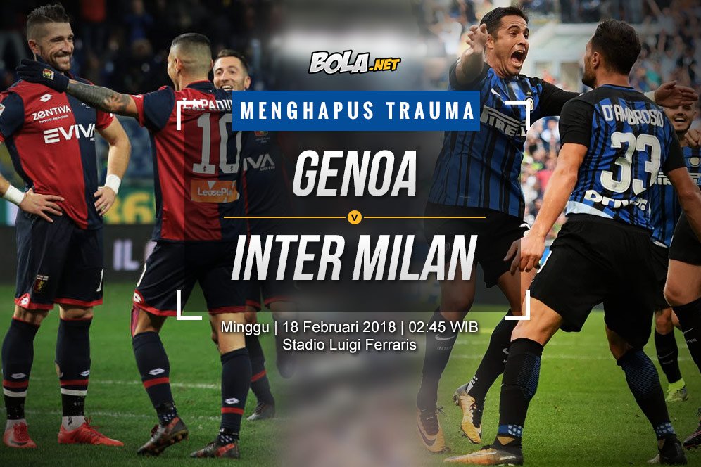 Data dan Fakta Serie A: Genoa vs Inter Milan Data dan Fakta Serie A: Genoa vs Inter Milan