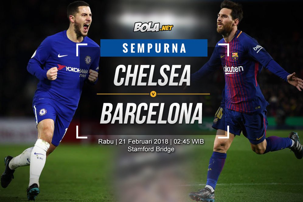 Data dan Fakta Liga Champions: Chelsea vs Barcelona